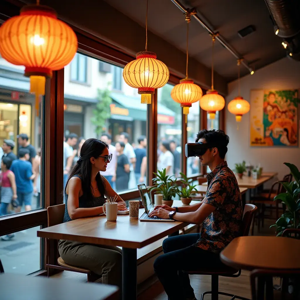 Modern office environment